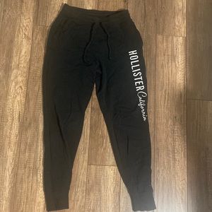 hollister black sweatpants